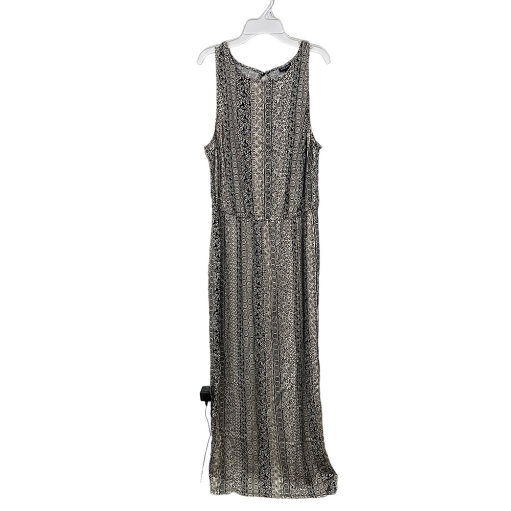 Torrid Paisley Floral Maxi Dress Women’s Plus Size 1X Sleeveless Black And White